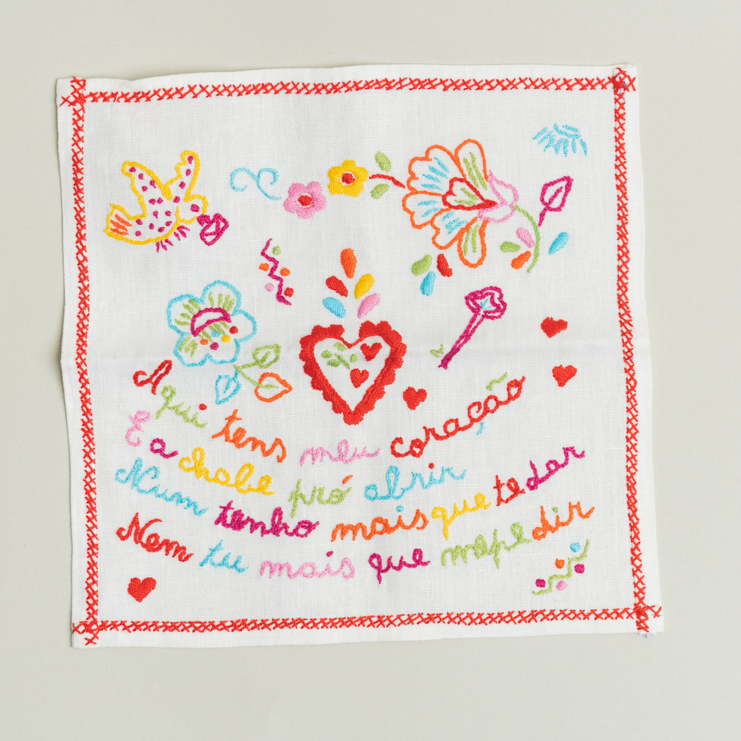 Portuguese Love Handkerchief- Small by A Vida Portuguesa