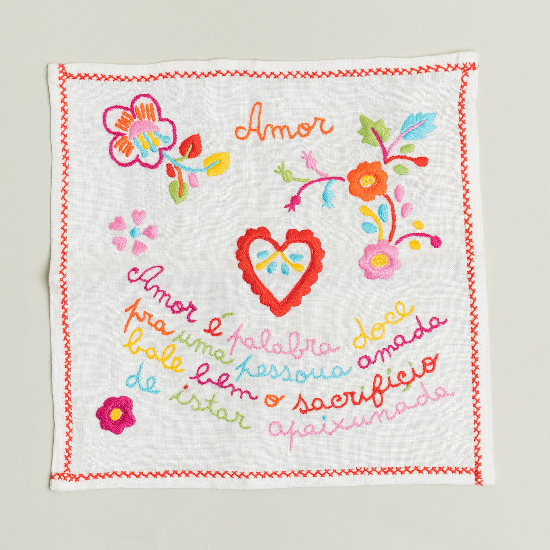 Portuguese Love Handkerchief- Small by A Vida Portuguesa