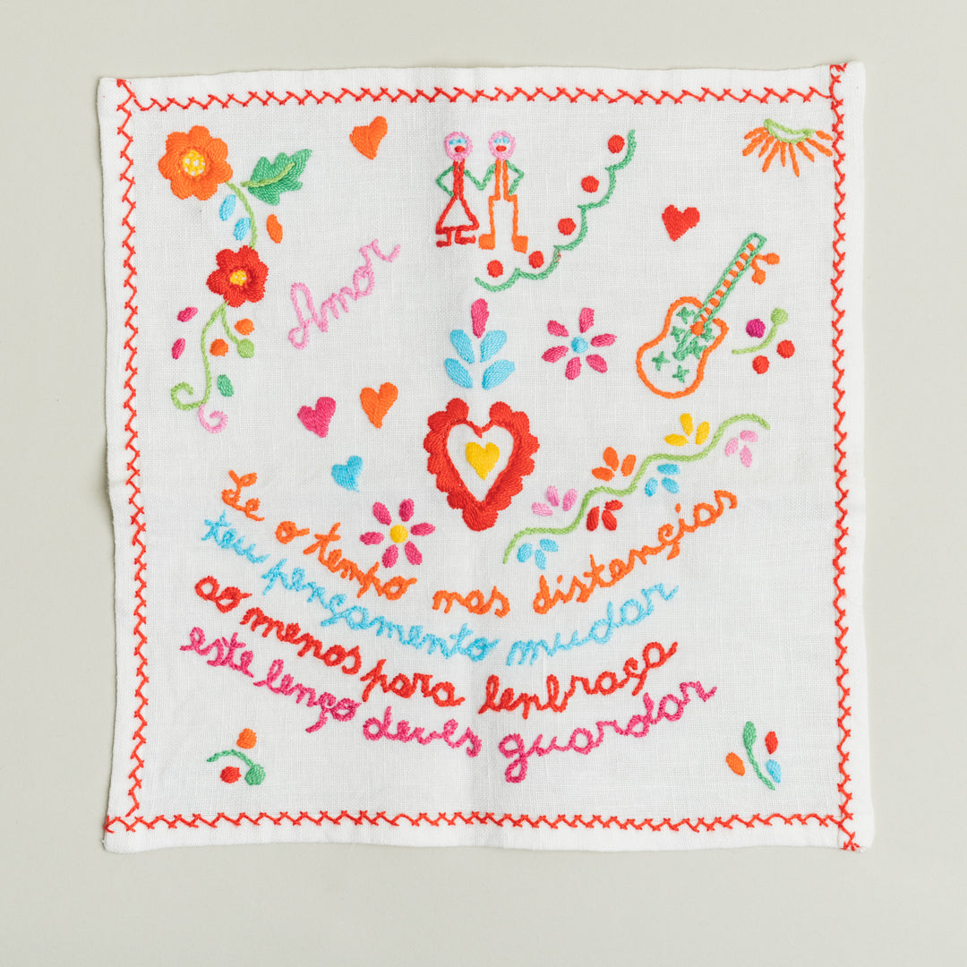 Portuguese Love Handkerchief- Small by A Vida Portuguesa