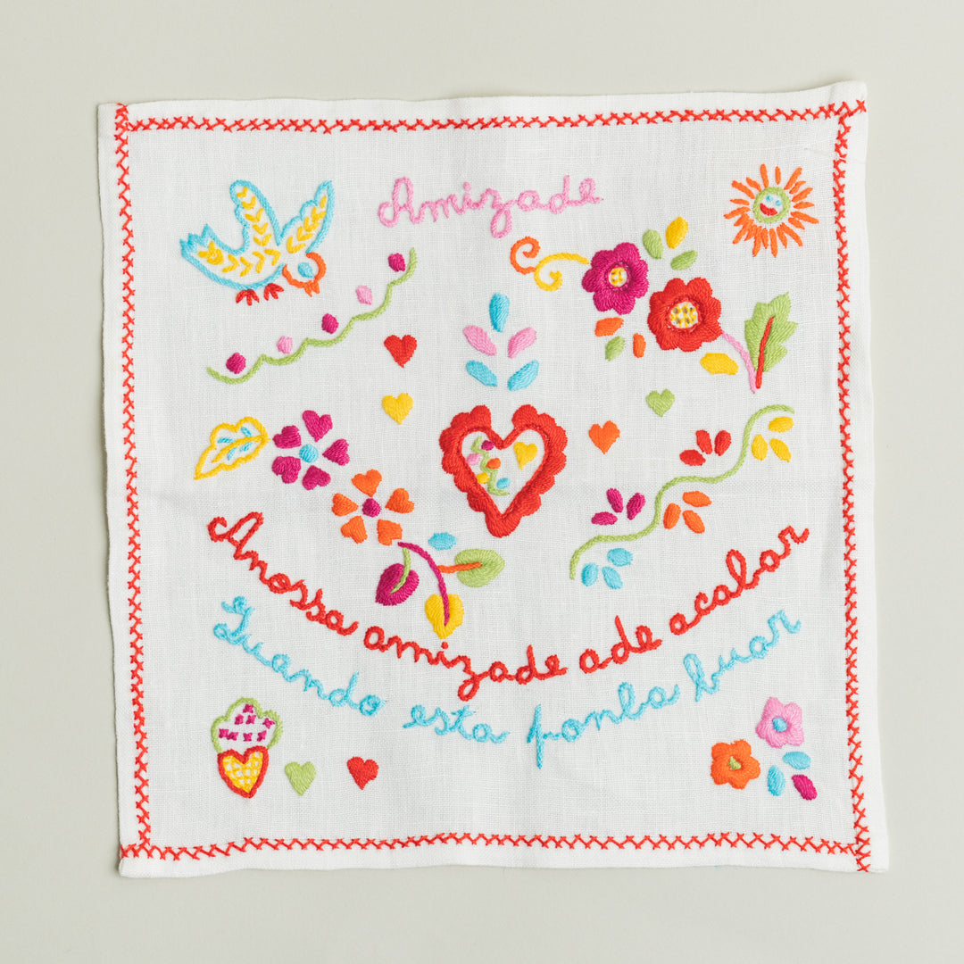 Portuguese Love Handkerchief- Small by A Vida Portuguesa