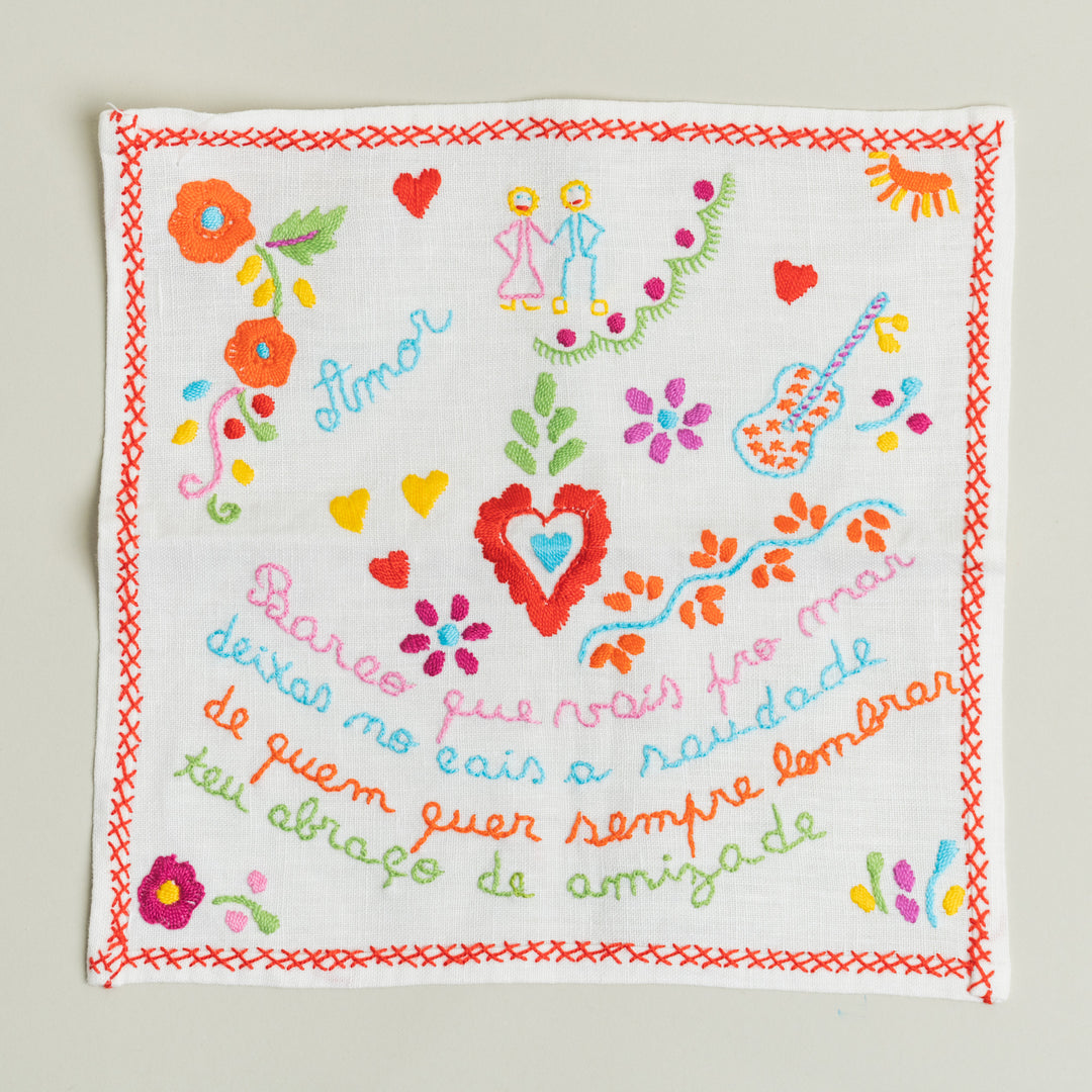 Portuguese Love Handkerchief- Small by A Vida Portuguesa
