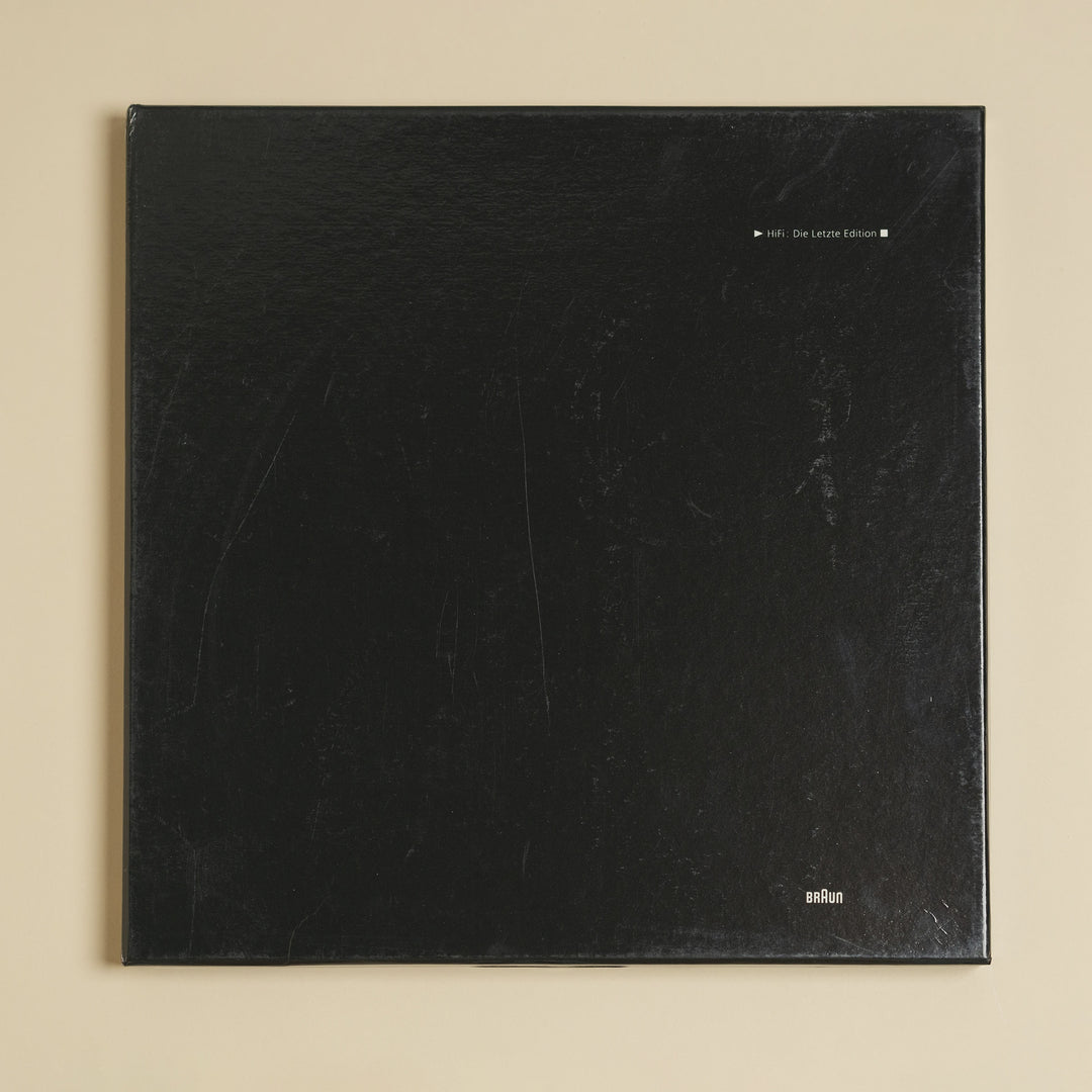 "HiFi: Die Letze Edition" Brochure Book, ca. 1990 by Dieter Rams for Braun