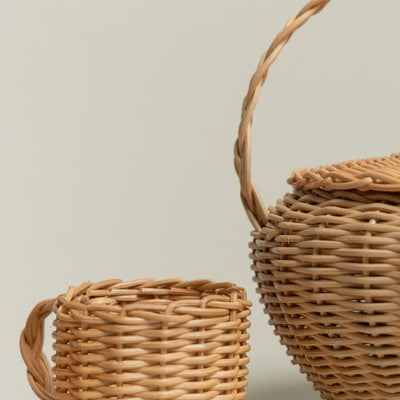 Rattan Tea Set Natural