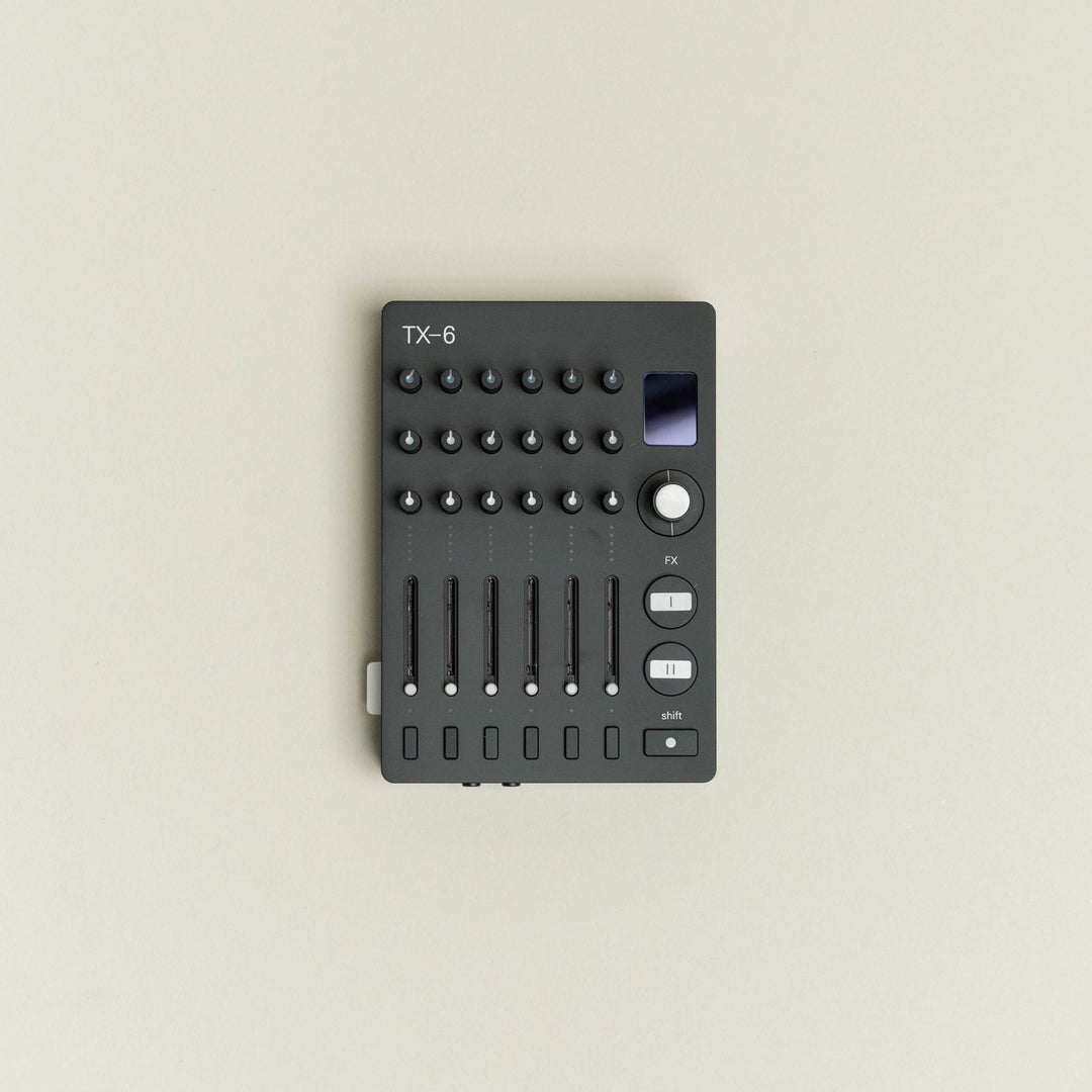 TX–6 black Portable Mixer by Teenage Engineering